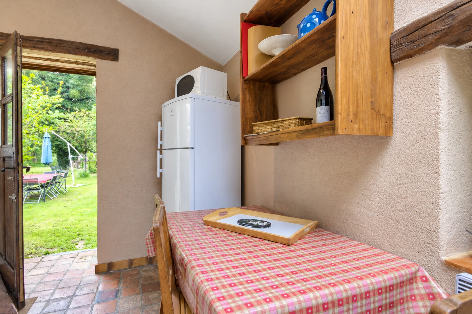Die Küche des großen Ferienhauses
